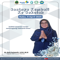 PASCA Lebaran, Siap-siap untuk masuk sekolah!